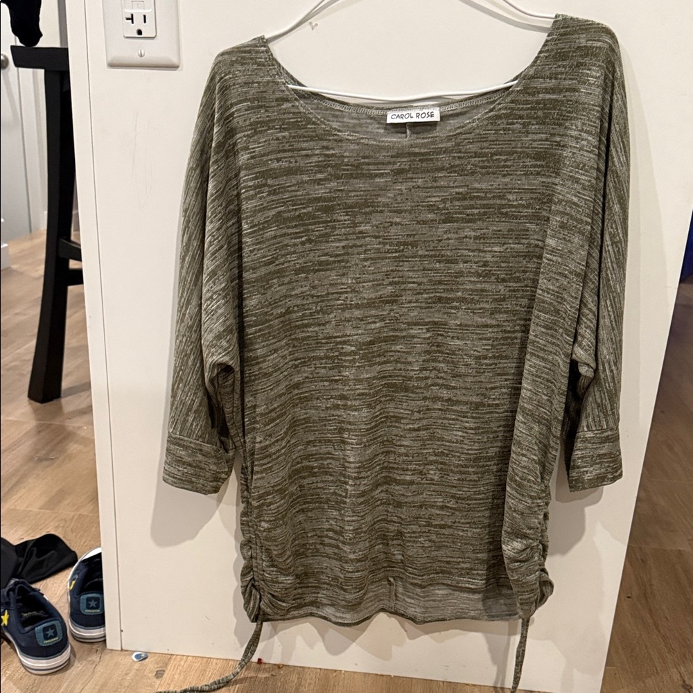 🔥Carol Rose Olive Green Tunic Top